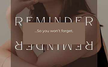 ご予約リマインダーメール、便利です!